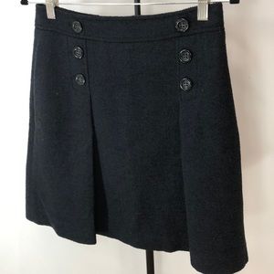 Navy Blue Pocket Skirt
